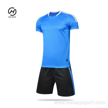 2022 New Model Men Soccer Jersey Suit High Quality Breathable Anti-fouling Sports Team Jerseys Soccer Football Blank Soccer Wear